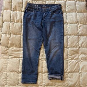 a.n.a Blue Relaxed Jeans Classic Denim Style Mid Rise Boyfriend